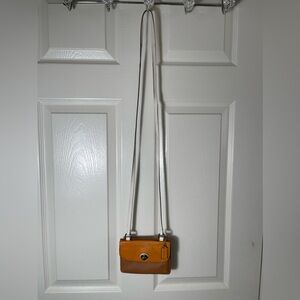 Coach Crossbody Bag in Yellow and Brown